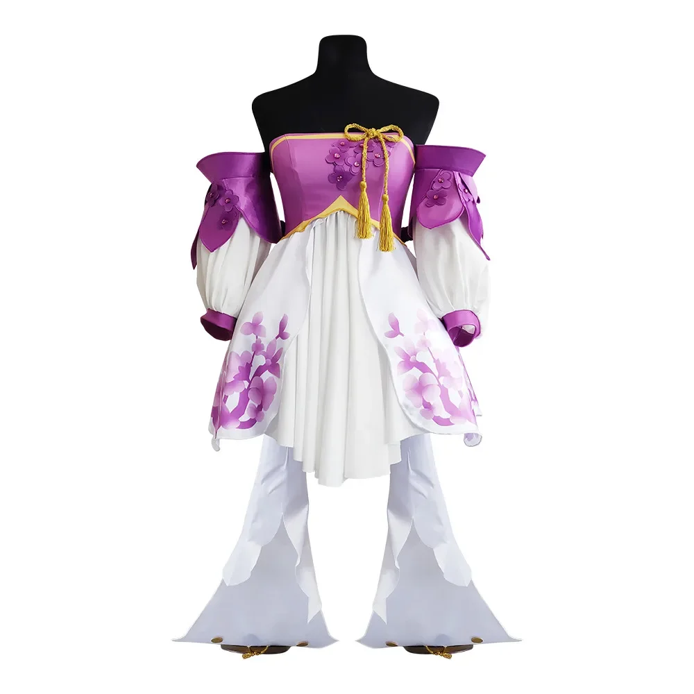 Game Honor Of Kings Cosplay Xiao Qiao Chinese-inspired Costume Clove Knot Purple Luxury Dresses Halloween Game Cosplay Costume