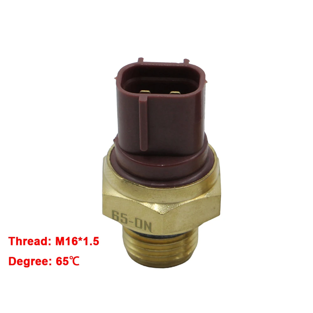 M16*1.5 65℃ radiator cooling fan water temperature thermostat switch temperature sensor suitable for off-road vehicles ATV UTV