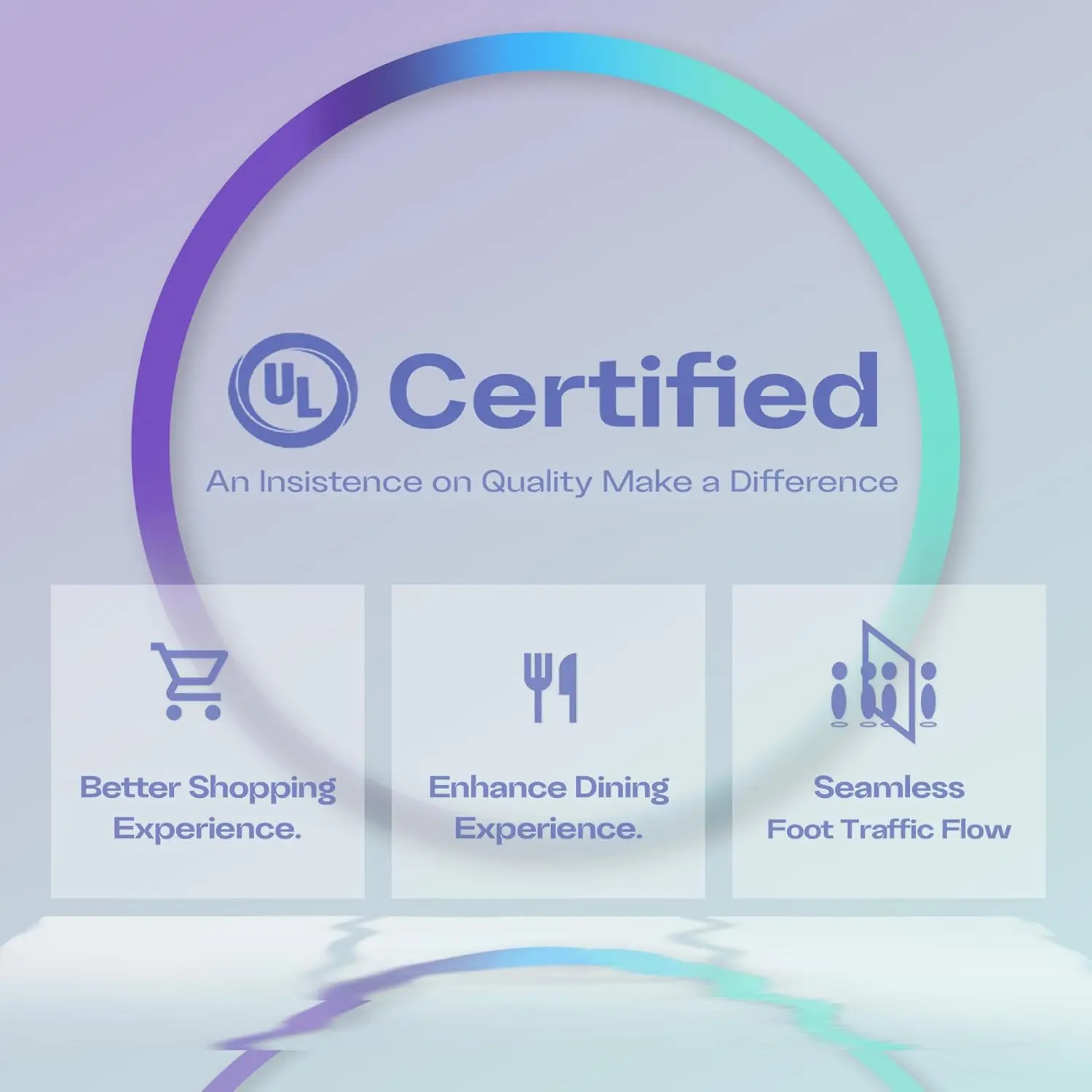 Air Curtain Fan - White 60 Inch Air Door - UL Certified Heavy Duty - Commercial Super Power Indoor Over D