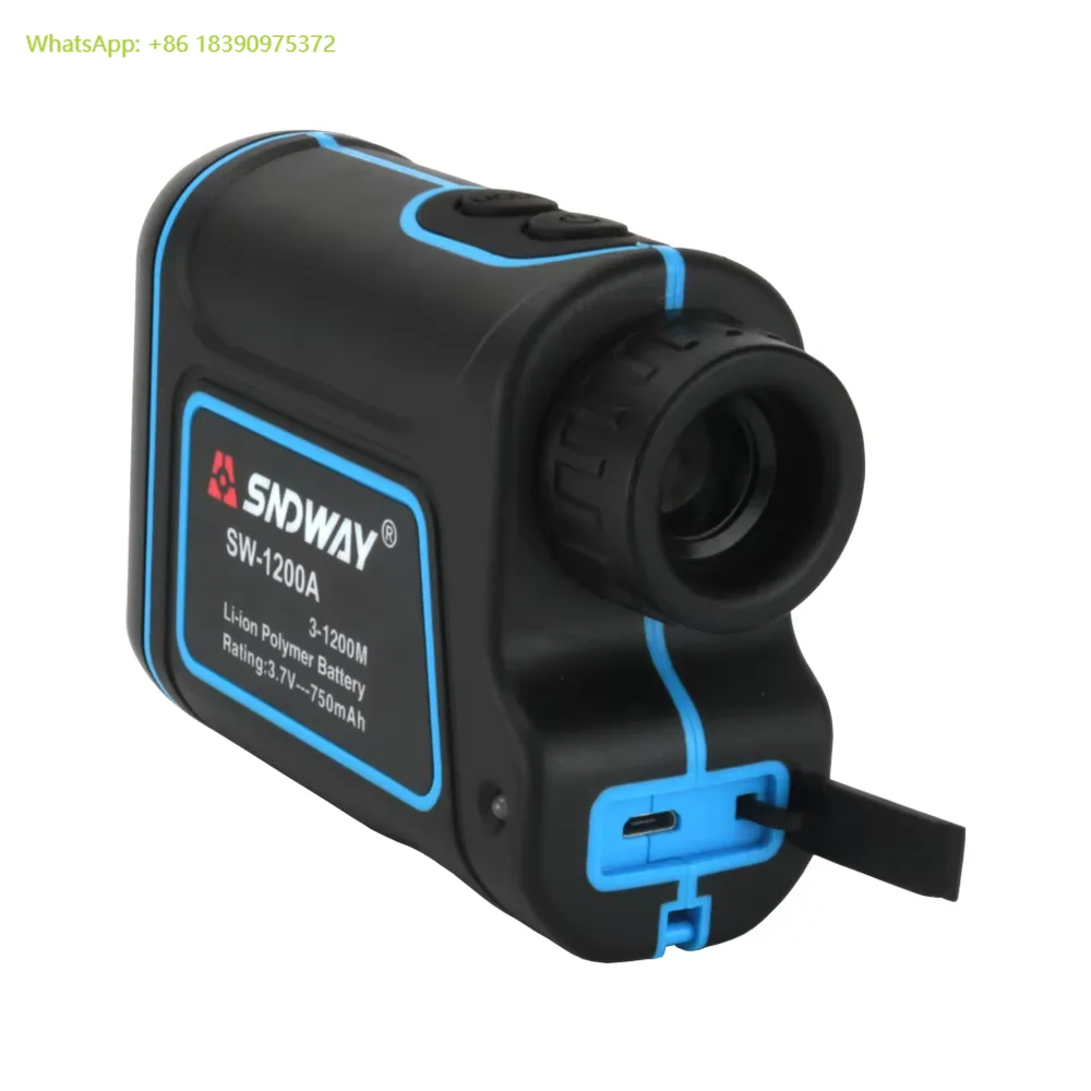 

SNDWAY 1200m Digital Lasr Distance Meter Telescope Golf Hunting Rangefinder Range Finder Monocular 7X Trena SW-1200A