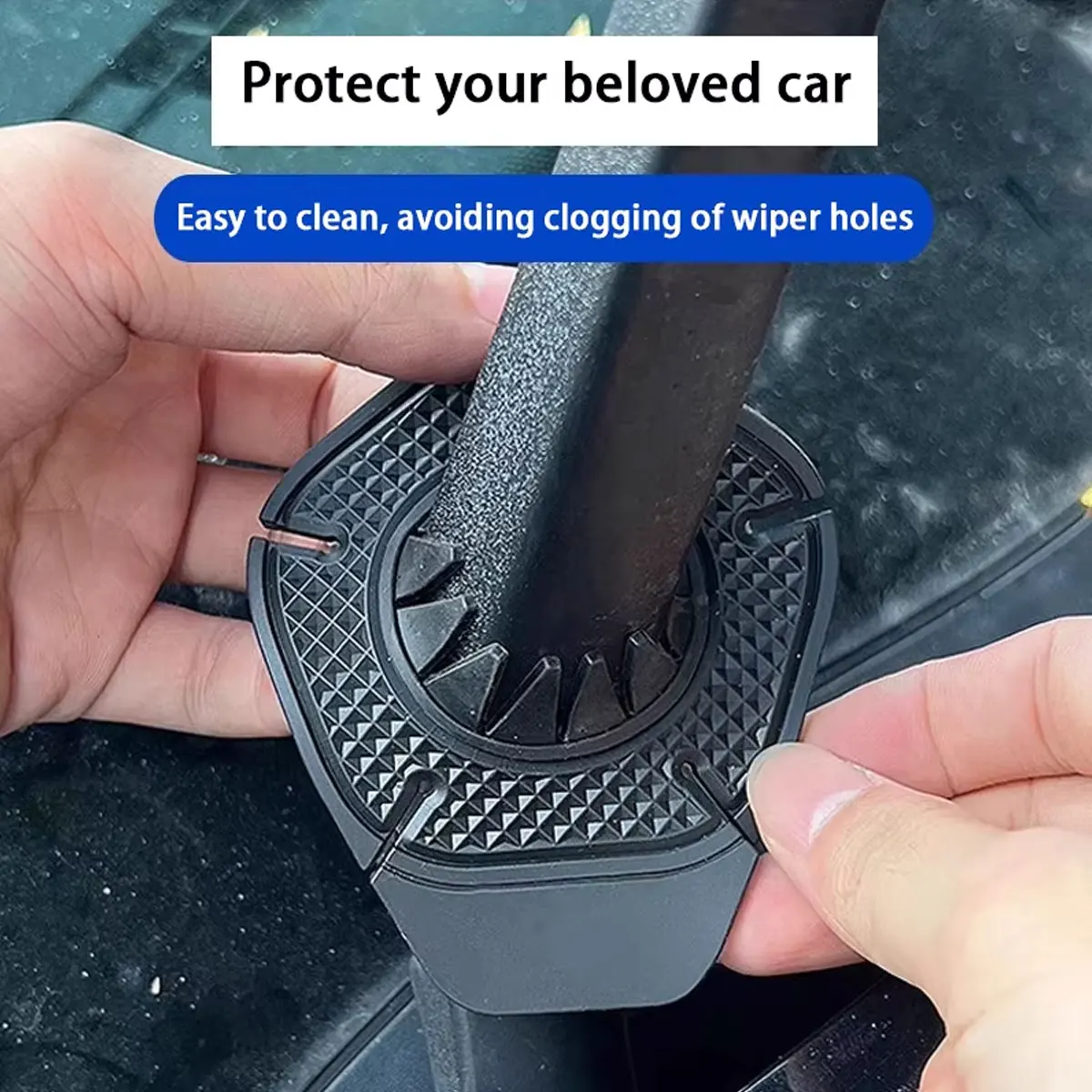 Car Windshield Wiper Protective Cover Universal for Prevent Debris Prevention Leaf Falling Wiper Bottom Hole Dustproof Cover