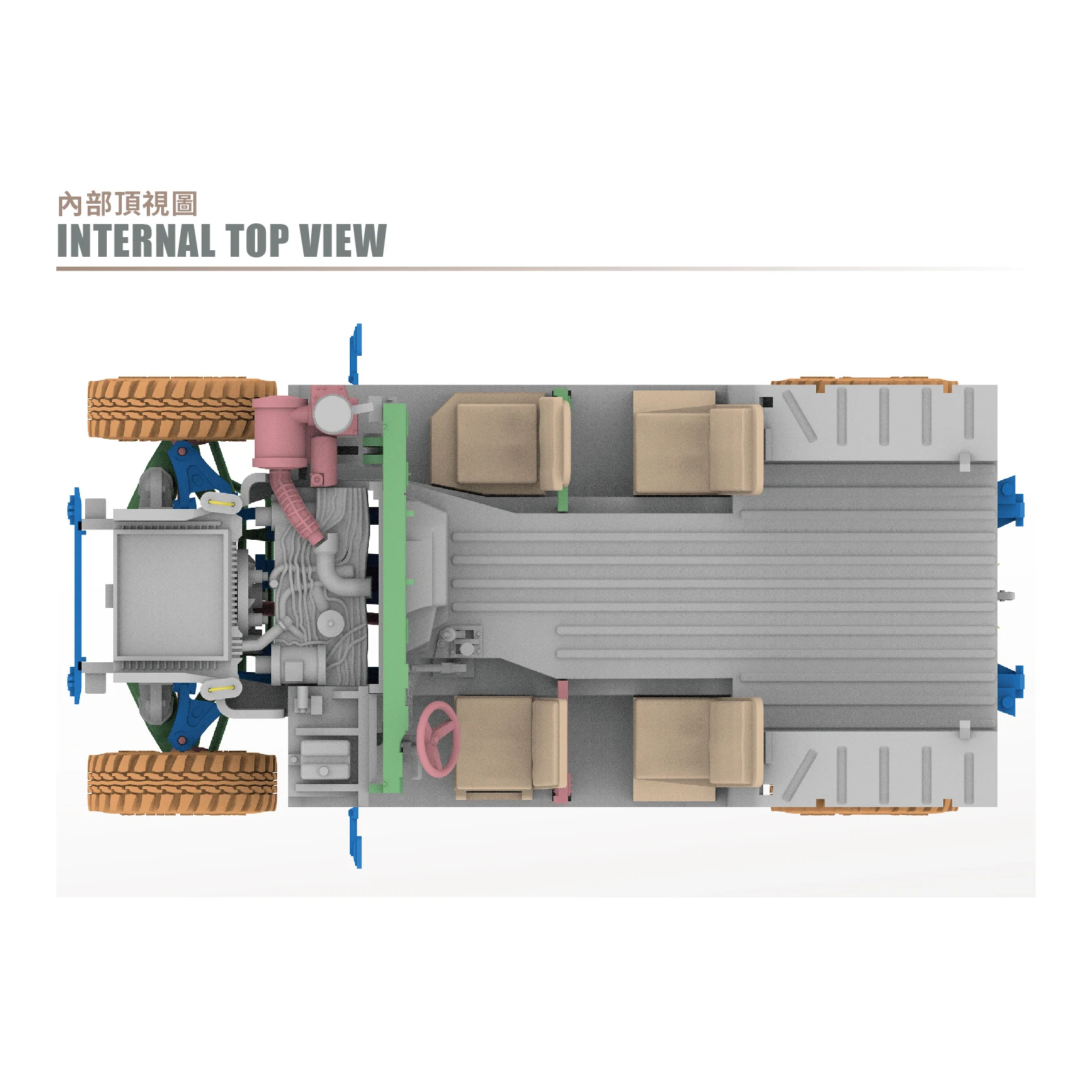 T-MODEL البلاستيك تجميعها أطقم منمذجة TK7319 M1025/M1026 HMMWV مركبة ذات عجلات متعددة الأغراض عالية الحركة ، الإصدار الأول 1/72 #4