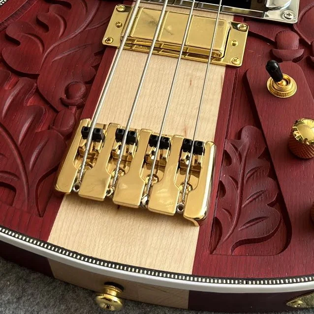 Customized electric guitar bass factory, headless guitar, exquisite quality, fast and free shipping  @3