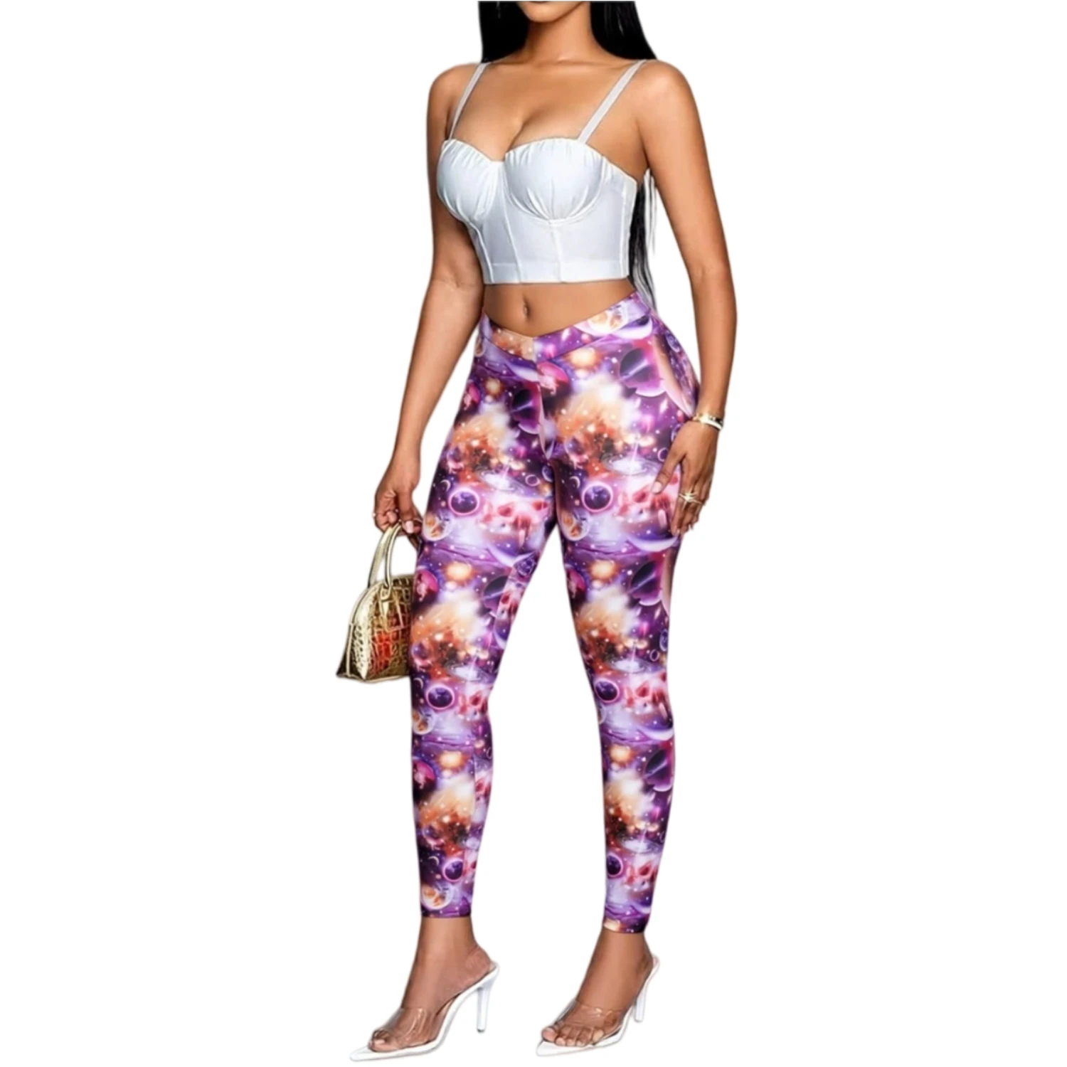 

Women Printed Leggings Summer Pants Gym Leggings Women Yoga Pants Sexy High Waist Booty Lifting Leggings Pants