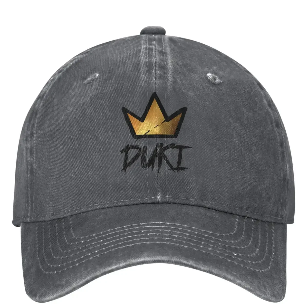 Duki Trap Rap Duko Washed Baseball Cap Stylish Trucker Hat Summer Couple Women Outdoor Gym Sun-Proof Baseball Caps