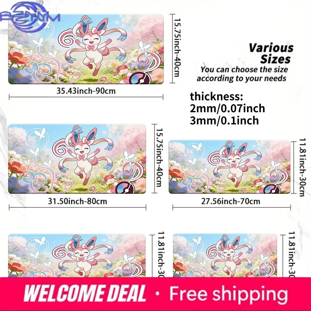 tapete-de-jogo-antiderrapante-sylveon-floral-meadow-pokemon