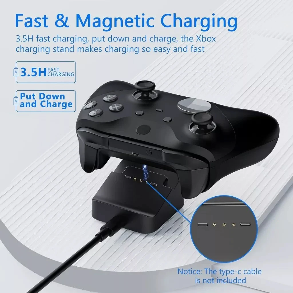 Akcesoria do stacji ładującej kontrolera Xbox Elite V2, twardy futerał podróżny na kontroler Xbox Elite Series 2. — zdjęcie produktu 6
