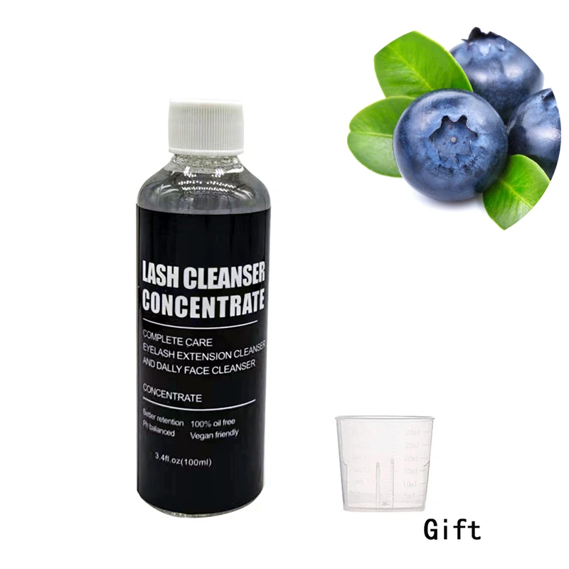 Wimperverlenging Shampoo Concentraat Kit 100ml Wimperbad Schuimreiniger Mousse Geschikt voor dagelijks gebruik gezichtsreiniger concentraten