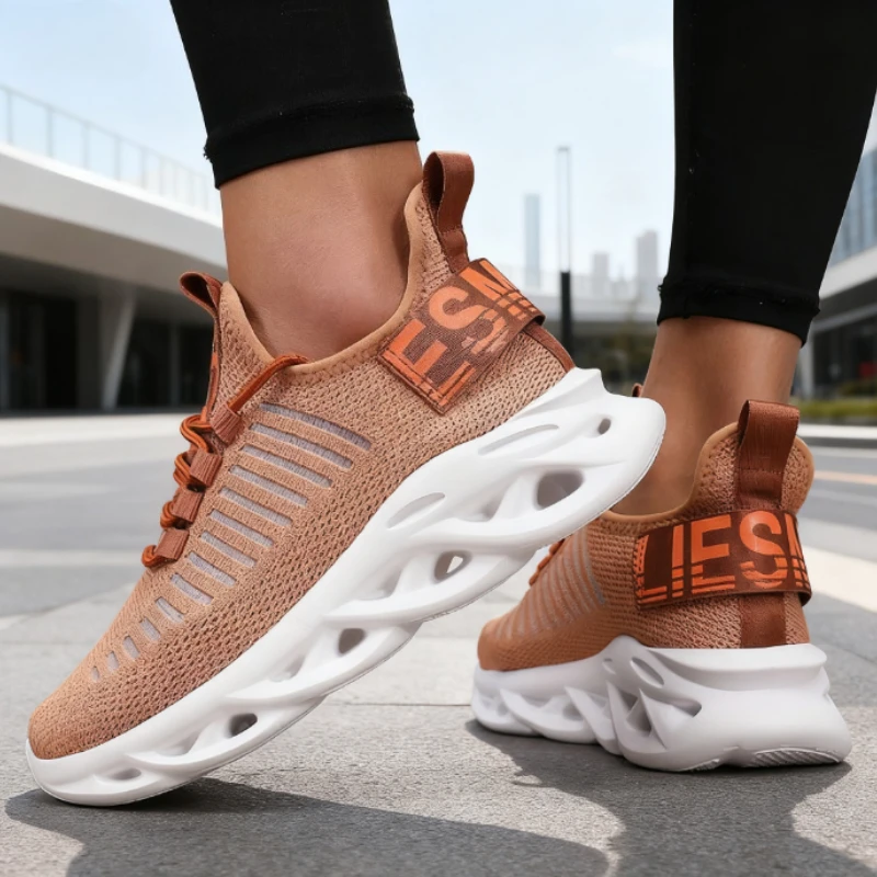 

Женские модные кроссовки, легкие нескользящие дышащие кроссовки на шнуровке, модные повседневные кроссовки для фитнеса и тренировок