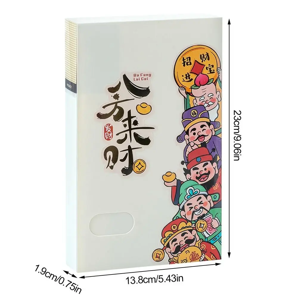 مجلد إيداع بنك الثروة، صفحة داخلية شفافة، مجموعة إيداع متعددة الوظائف، تخزين بمشبك فحص مقاوم للماء