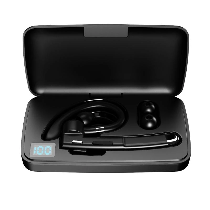 YYK520 سماعة أذن لاسلكية متوافقة مع البلوتوث سماعة رأس للأعمال سماعات أذن صغيرة مدمجة بميكروفون لقيادة السيارة