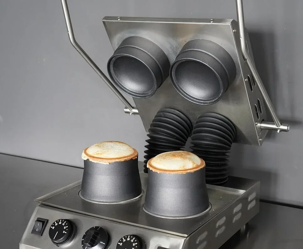 TLF Commercial sealed and Pressed Burger Bun Making Machine UFO Burger Sealing Machine Ice Cream Gelato