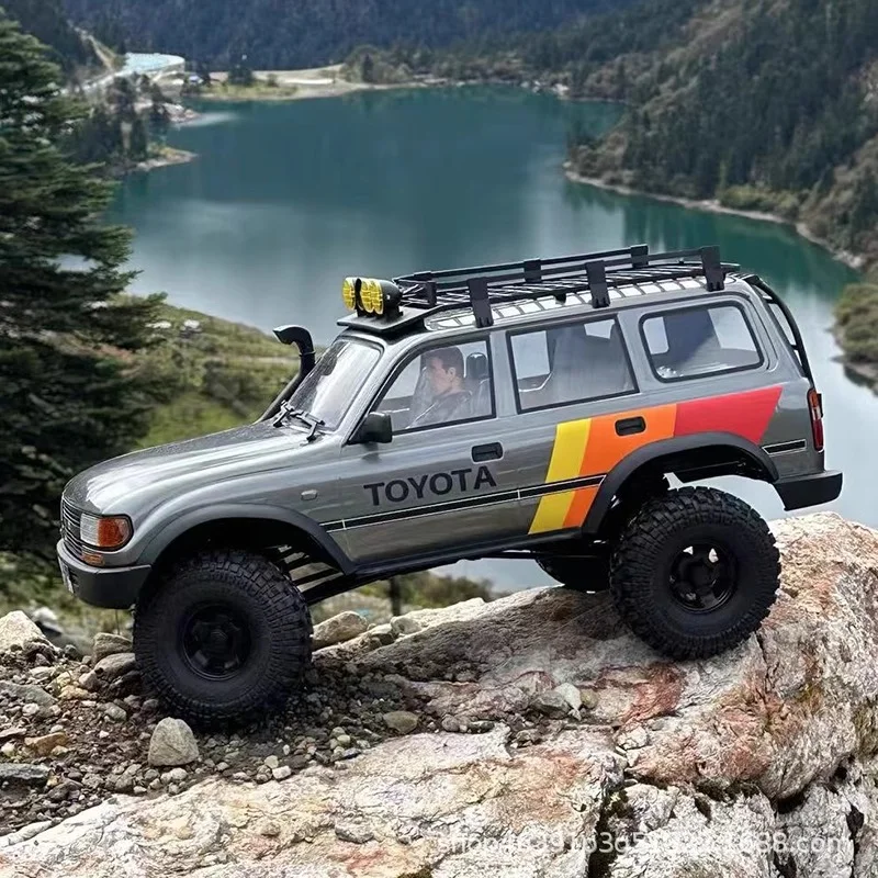 LC80 FMS FCX10 pro RC รถรีโมทคอนโทรล Off-Road จําลอง Toyota Land Cruiser LC80 ปรับแต่งของขวัญสําหรับวันหยุด