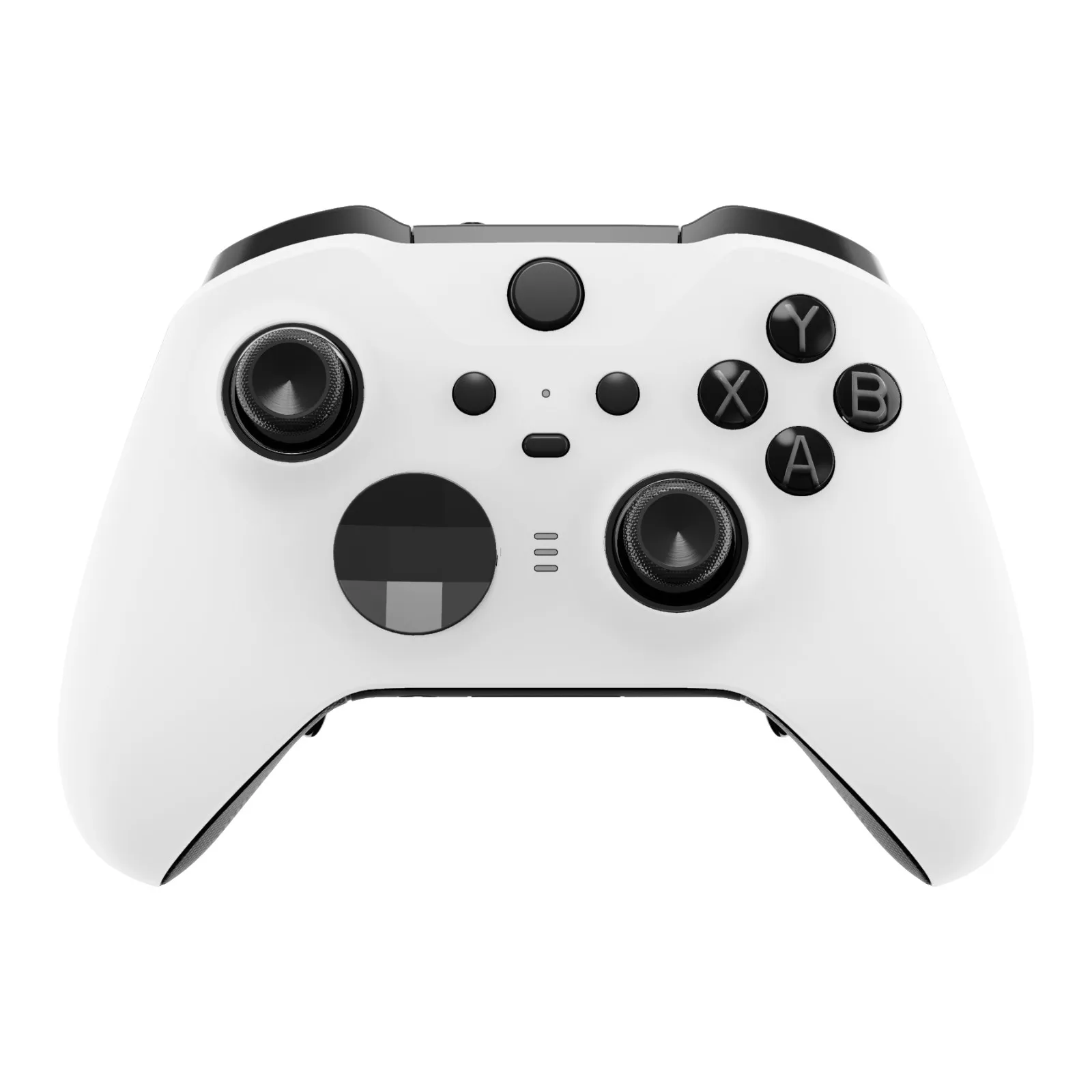 eXtremeRate Replacement Front Housing Shell Case for Xbox One Elite Series 2 Controller Model 1797 - Clear & Single Series