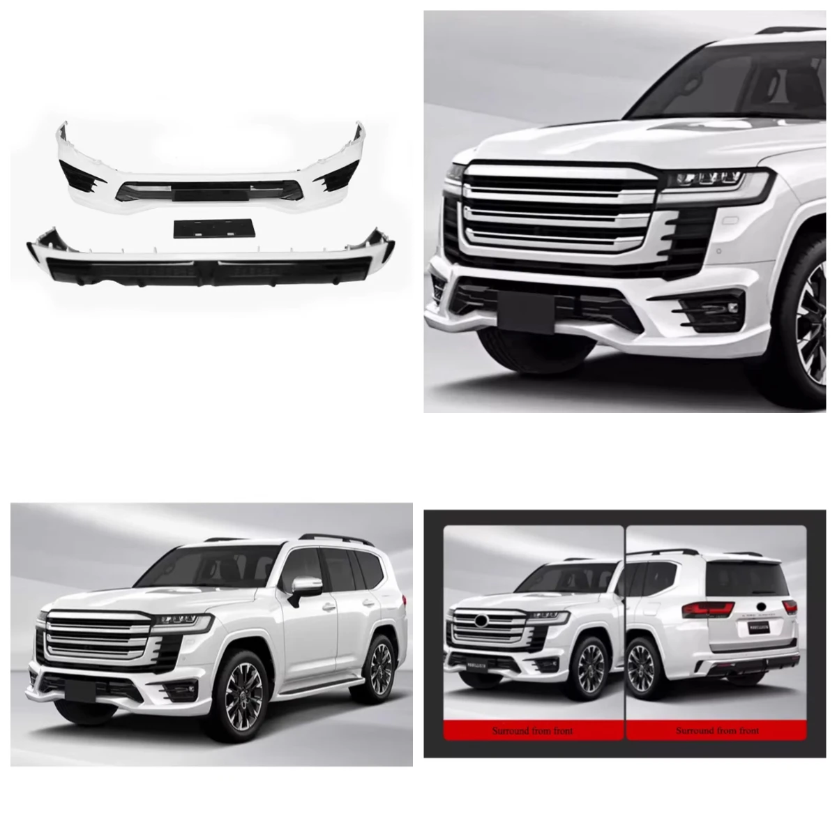 

Stlf Suitable For 2022-2023 Land Cruiser300 Middle Eastern Version Front And Rear Body Kits