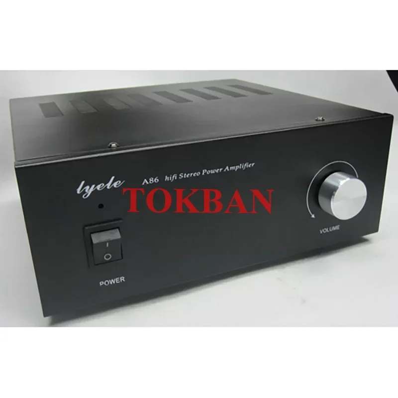 Tokban A86 270*102*265mm Power Amplifier Chassis Enclosure Treble Midrange Bass Adjustment MP3 HIFI Amplifier Audio Shell Case