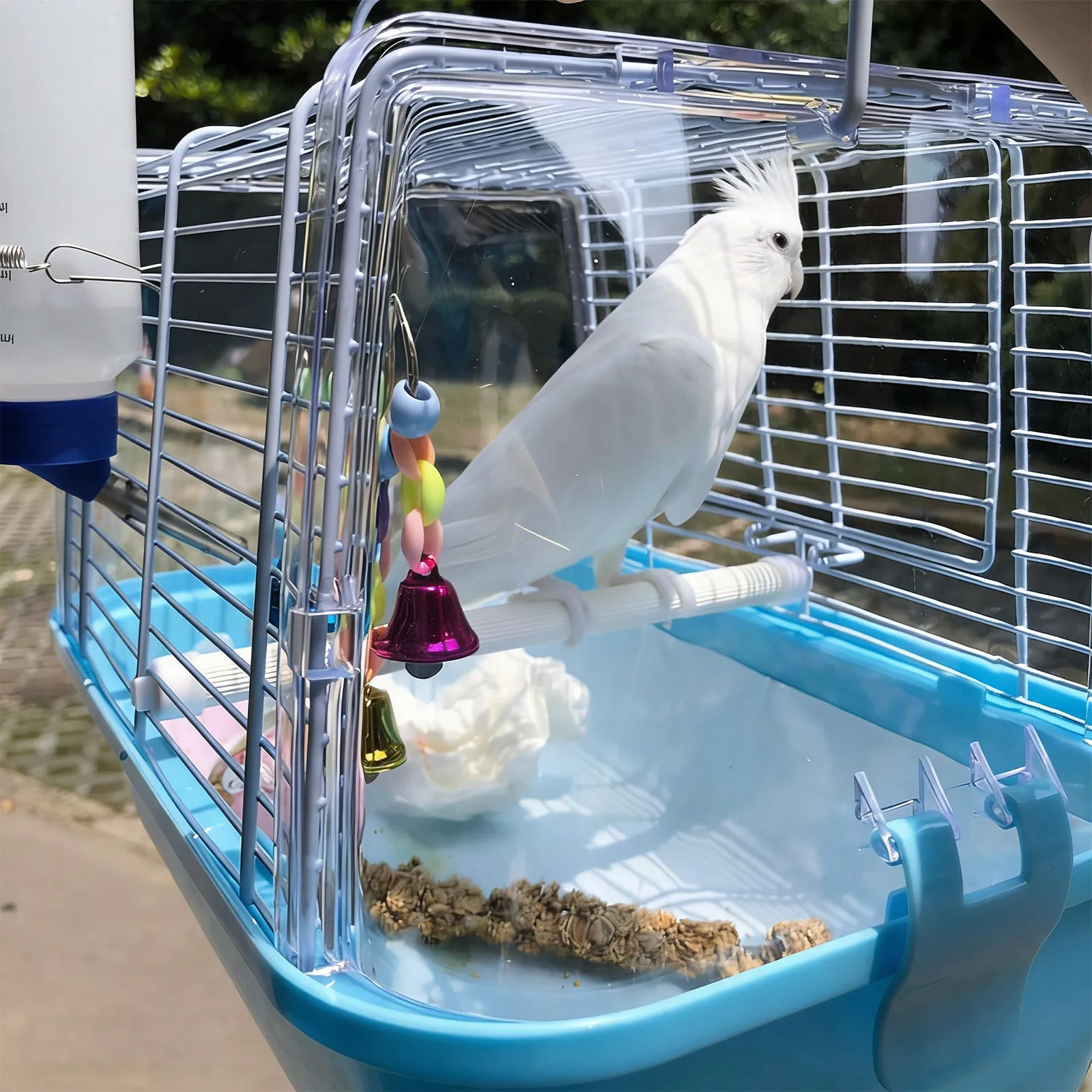 

100Pcs Natural Absorbent Bird Cage Liners Disposable Leak Proof Parrot Cage Cushion Paper Pet Supply Pet Supply