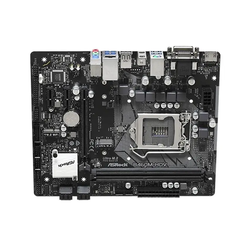 ASRock B460M-HDV Motherboard LGA 1200 Support i9-10900K i7-10700K