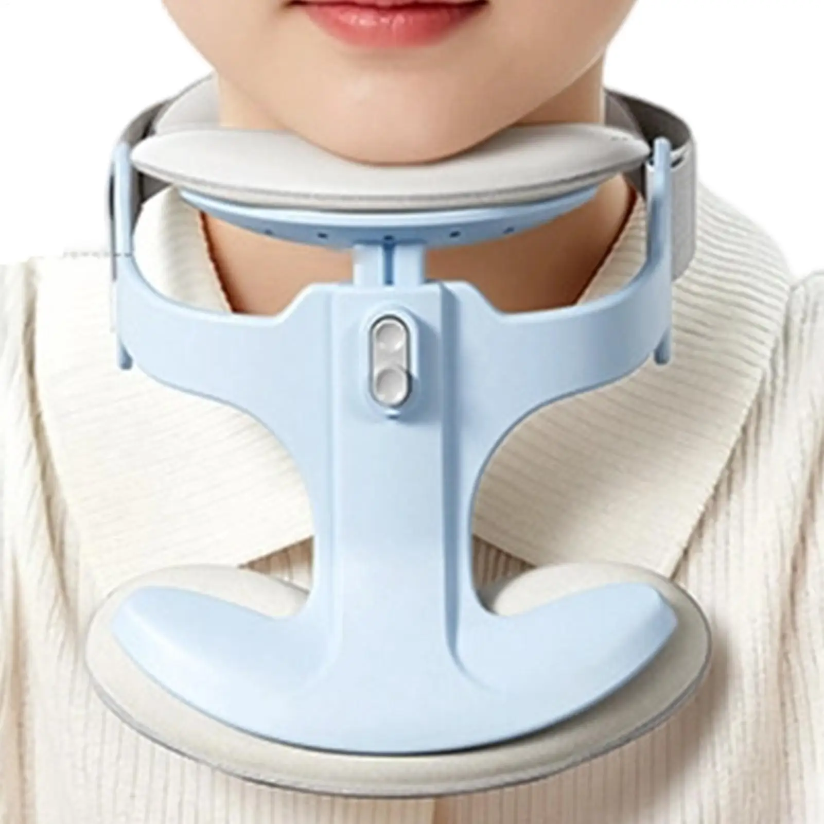 Neck Corrector 360 Degree Adjustable Ergonomic Breathable Forward Head Corrector for Office Workers Computer Users Students Home