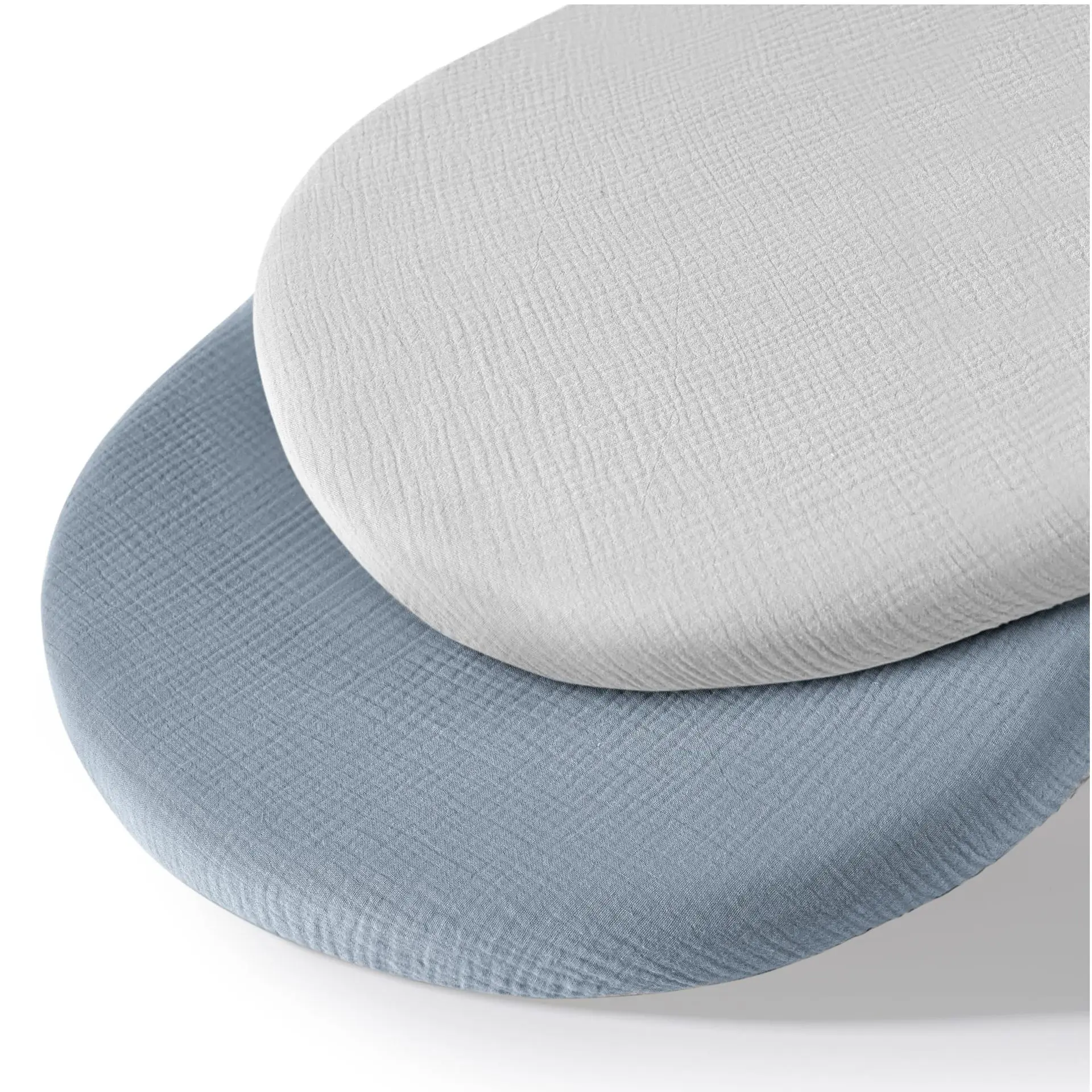 New 2PC Baby Fitted Bassinet Sheet Newborn Changing Pad Cover Solid Printed Breathable Crib Fitted Sheets Cradles Mattress Cover
