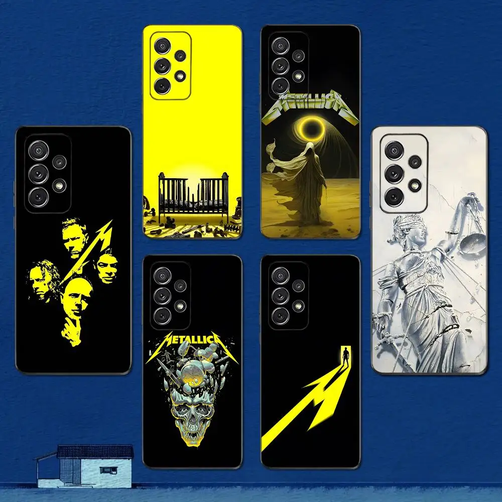 

Cool 72-SeasonS M-MetallicaS Phone Case For Samsung S22,S21,S20,S10,S9,S25,S24,S23,Ultra,FE,Plus,Lite,Soft Silicone Black Cover