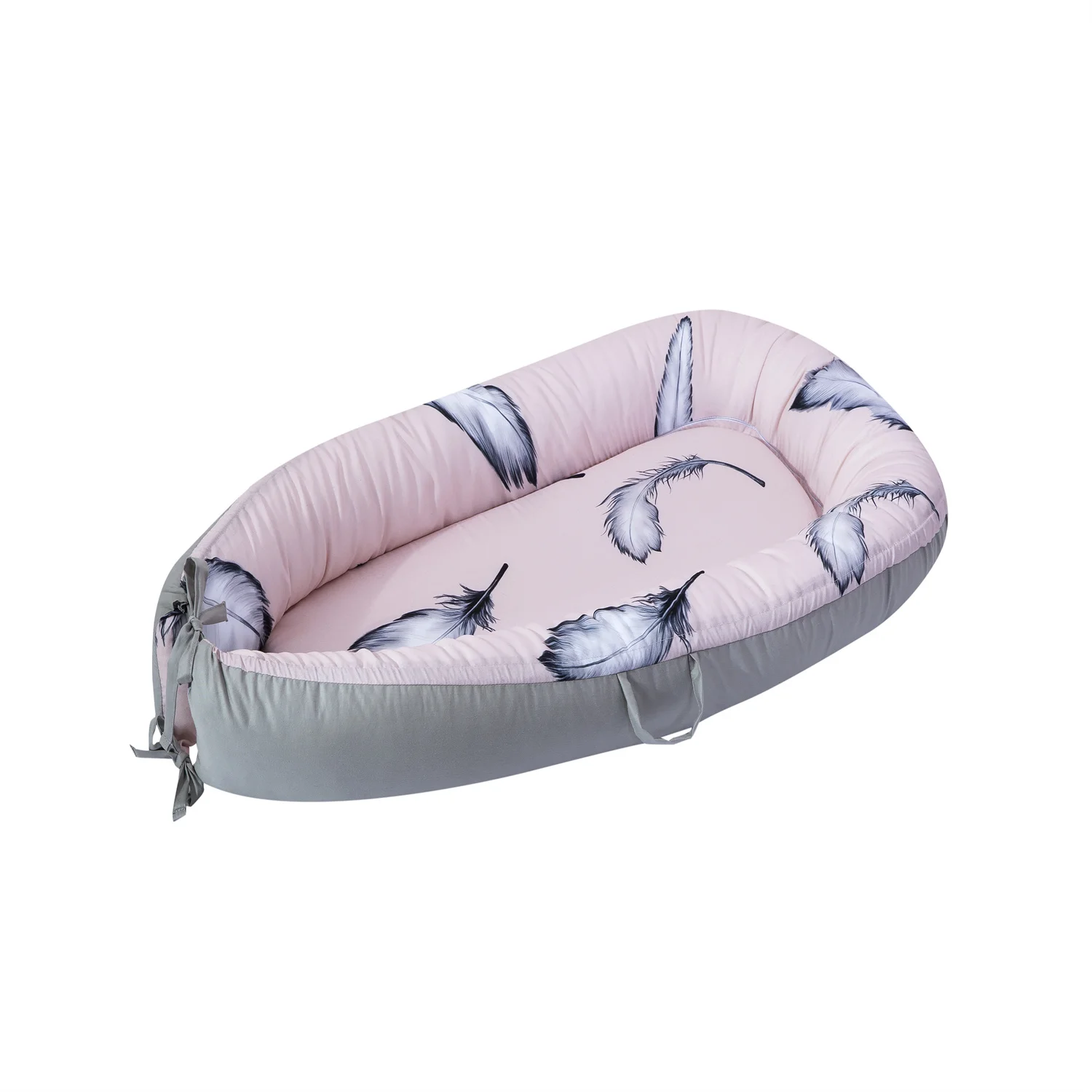 Baby Nest | Baby Lounger for Newborn | Baby Bed Sleeper | Breathable Newborn Co Sleeping Crib Bassinet for Traveling and Napping