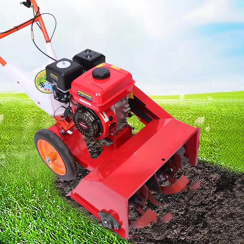 Mini tiller cultivator weed removal machine farm weeding machine