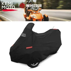 KEMIMOTO Cubierta de almacenamiento completa para vehículos On-Road 210T compatible con Can-Am Spyder RT 2010-2019 RT-S RT Limited resistente a la intemperie