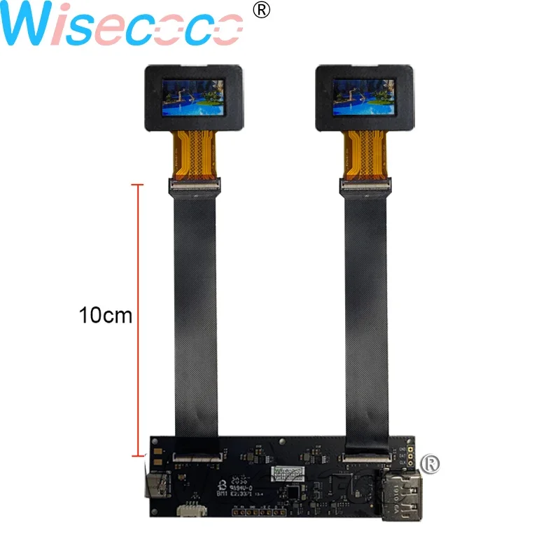 0.7 Inch FHD 1080P Dual Micro AMOLED Display 30cm 10cm Extension Cable Type-C DP Controller Board Ballistic Calculator Simulator