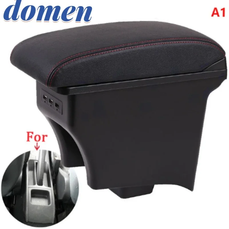 

Для VW POLO Mk5 6R Vento автомобильный подлокотник ящик для хранения деталей салона автомобильные аксессуары 2012-2018USB