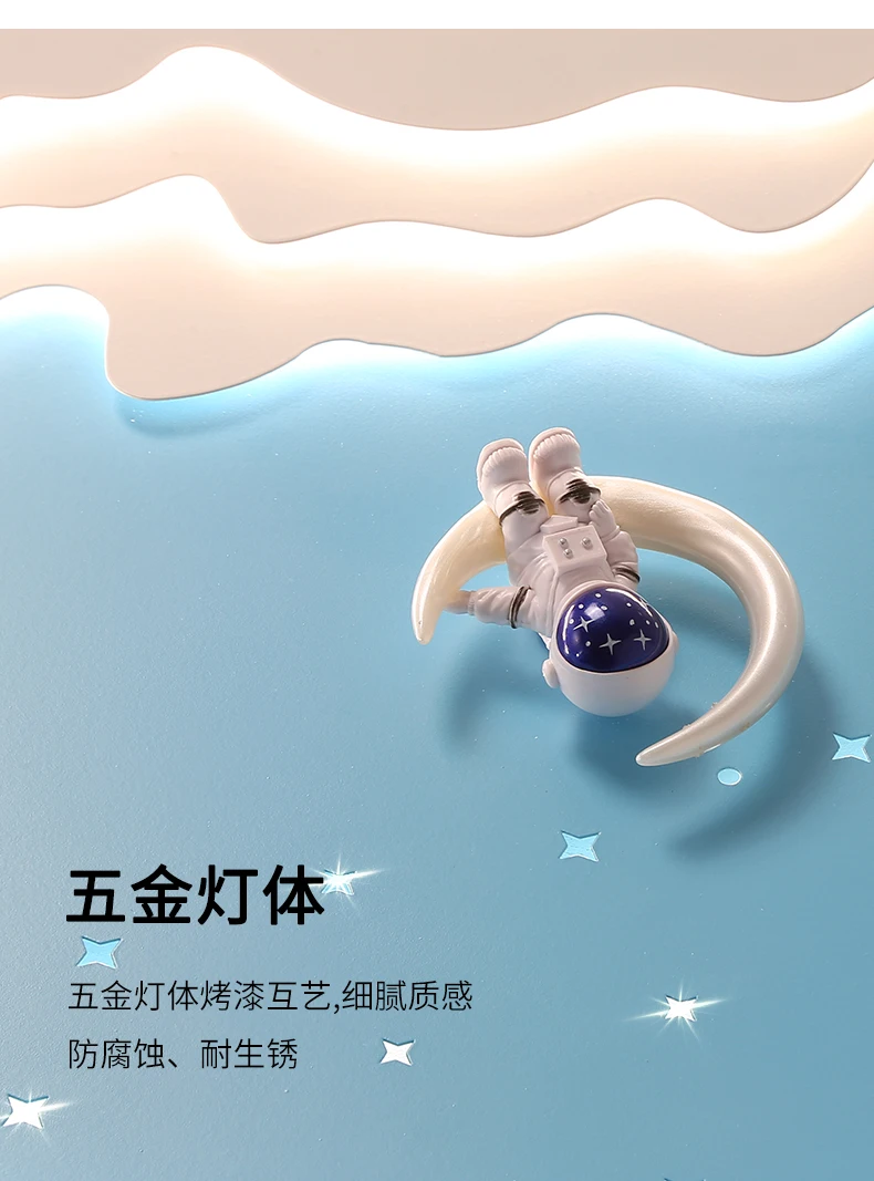 

Светодиодный потолочный светильник в виде мультяшного астронавта, потолочная люстра для детской, спальни, кабинета, лампа в виде облака, звезды, луны, потолочные светильники для детской комнаты, лампа для мальчиков