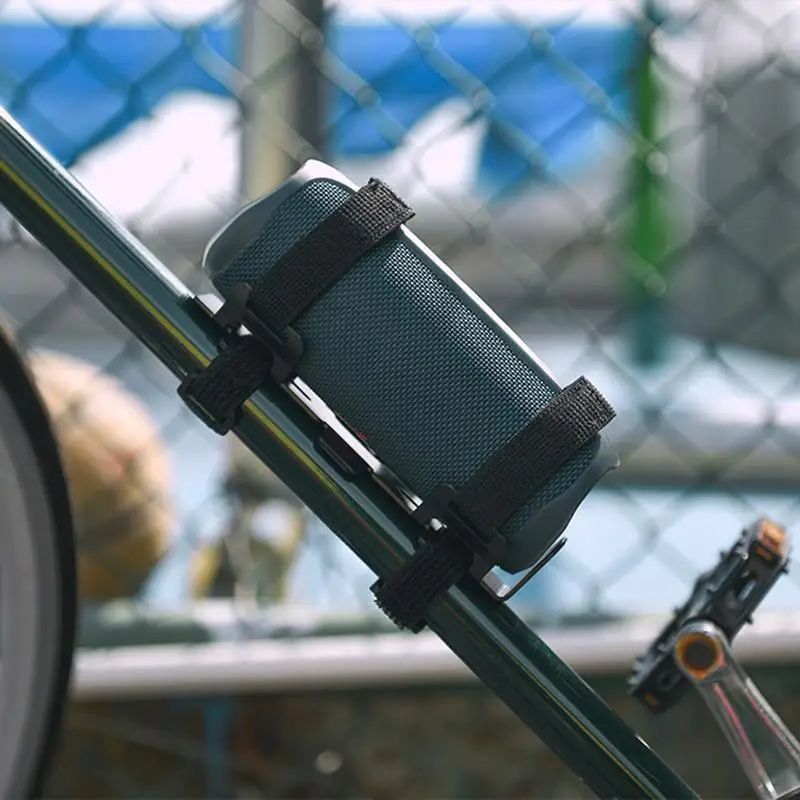 

Bike Speaker Holder Scooter Speaker Holder Anti-Slip Adjustable Strap Bracket Attachment Portable For Water Bottles Handlebar