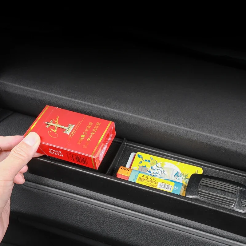 لتويوتا لاند كروزر برادو 250 LC250 2024-2025 ABS الأسود سيارة الركاب الجانب صندوق القفازات صينية تخزين اكسسوارات السيارات الداخلية