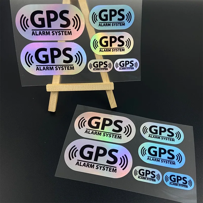

Наклейки на мотоцикл, GPS-наклейка, окно автомобиля, боковой кузов, заднее лобовое стекло, виниловые GPS-системы СИСТЕМА СИСТЕМА, наклейки, 6 шт., лазерные водонепроницаемые