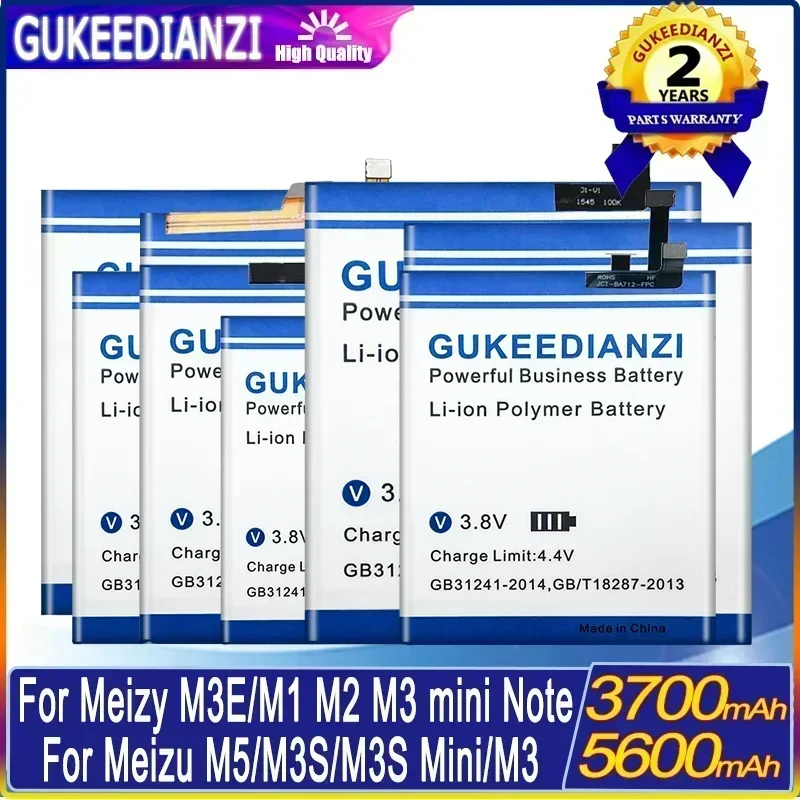 Аккумулятор для Meizu M5 M611H/M3 M3S Mini/для Meizy 5S M5 M5S M3E M3 Note M681 M681H L681 L681H M1 M2 Note mini для Meilan M15 Аккумулятор для Meizu M5 M611H/M3 M3S Mini/для Meizy 5S M5 M5S M3E M3 Note M681 M681H L681 L681H M1 M2 Note mini для Meilan M15