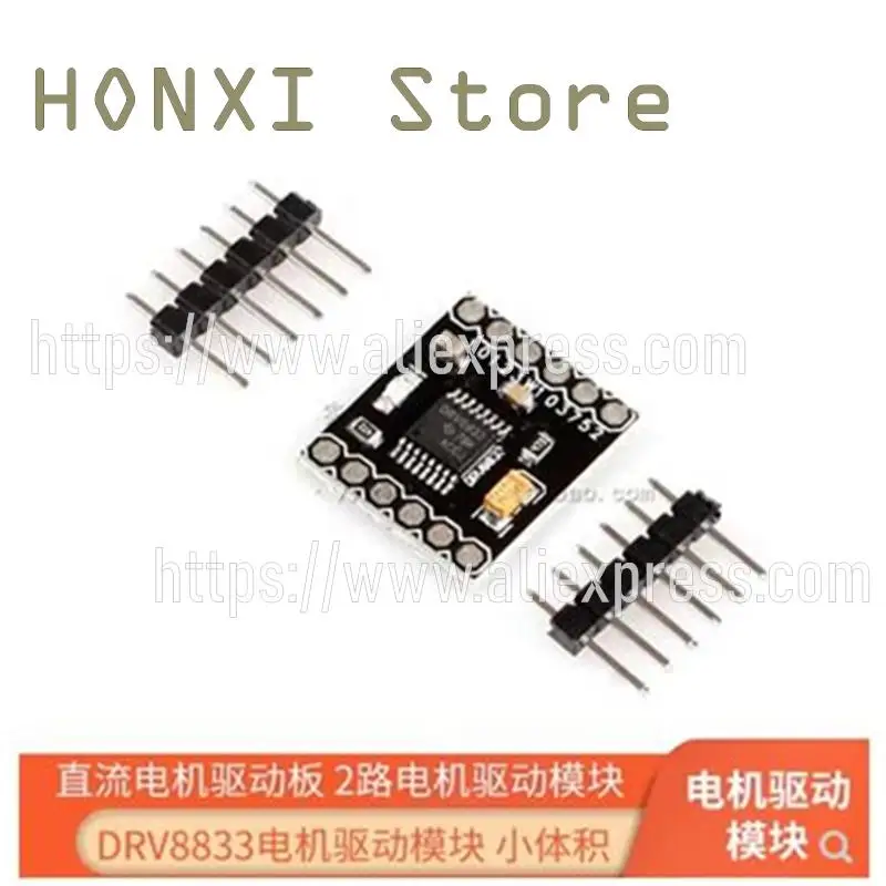 2 Stuks Dc Motor Aangedreven Plaat 2 Weg Motor Driver Module Drv8833 Motor Driver Module Van Compact Formaat