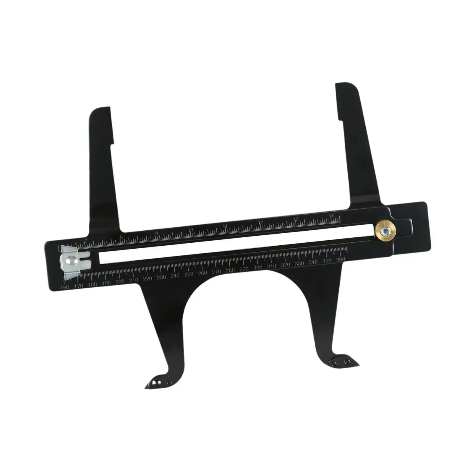 Brake Measuring Tool, Double Scale Combination ,Brake Resetting Gauge, Professional for Parking Adjustment Hand Brakes