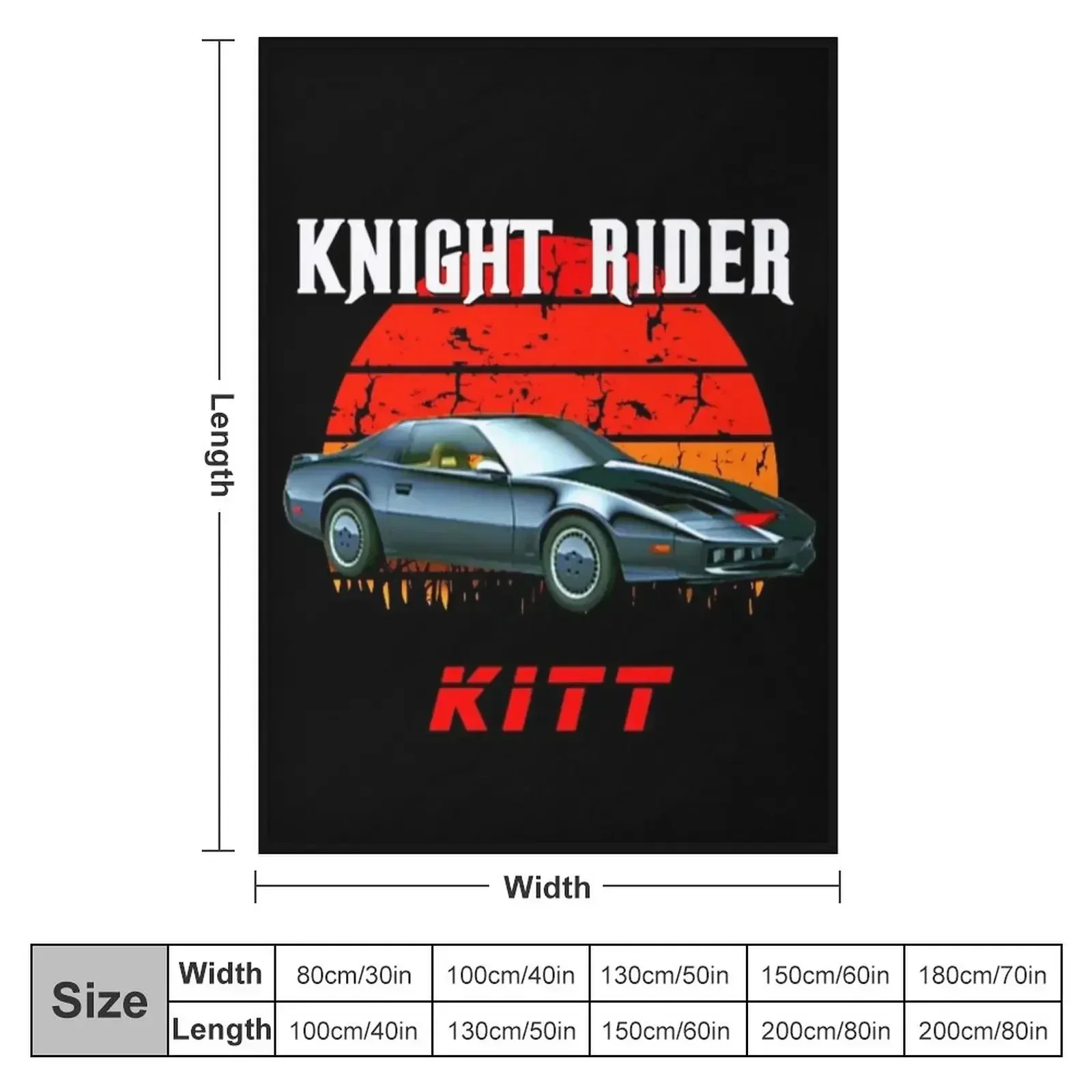 K2000 knight rider Throw Blanket Soft Beds Stuffeds Sofa Throw Soft Big Blankets