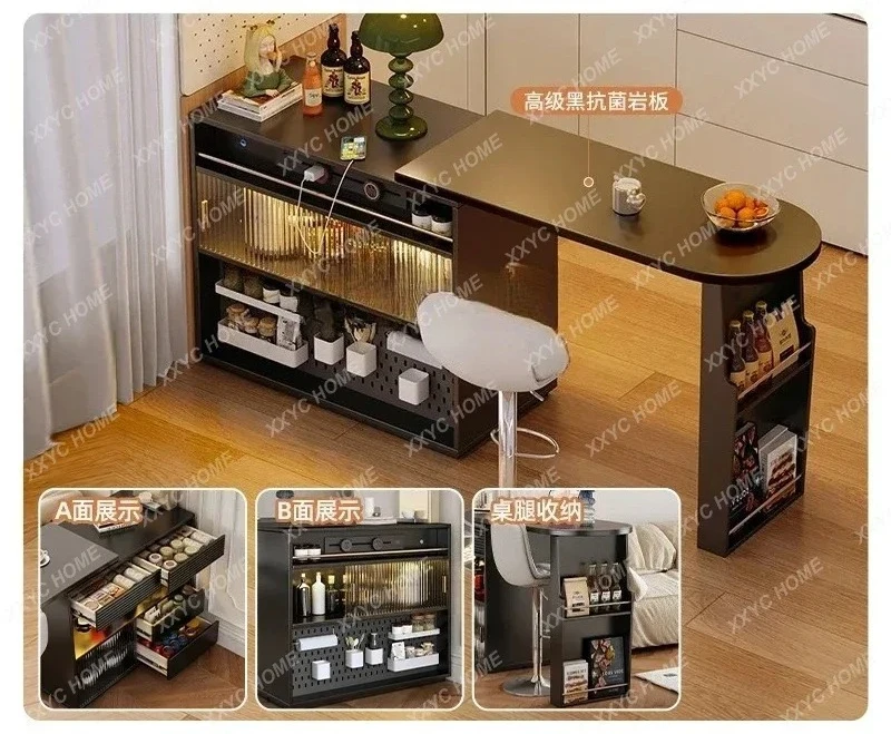 

Многофункциональная перегородка для гостиной, средневековая маленькая квартира, барная стойка, шкаф, стол для дома