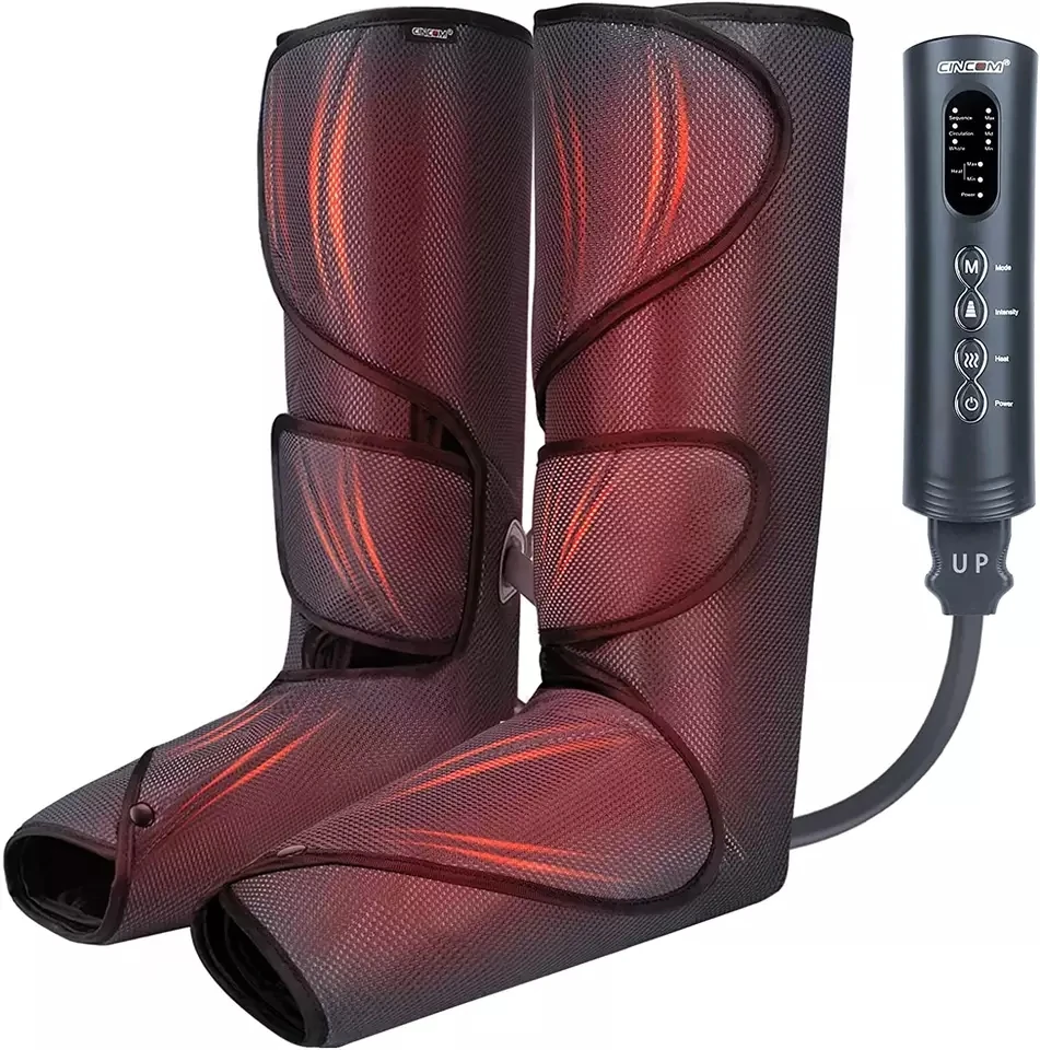 CINCOM Home Inflatable Electrical Foot Leg Massager Machine For Circulation And Relaxation Air Compression  