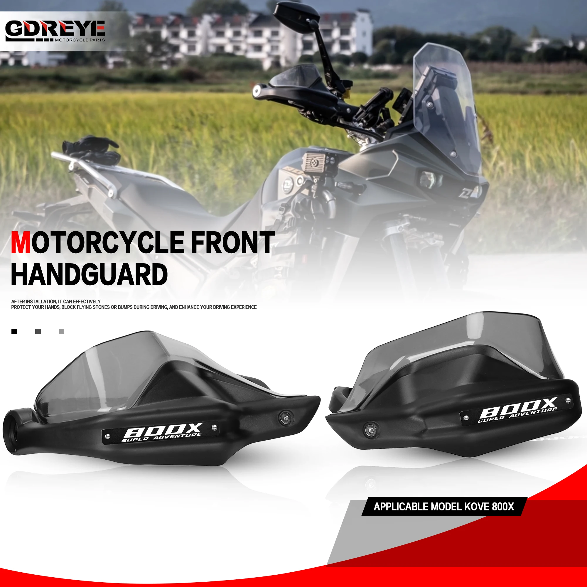 For KOVE 800X Pro kove800x Motorcycle KOVE800X Dedicated Hand Guard Motorcycle Handguards Handlebar Guards Windshiel