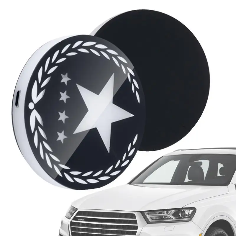 

Car LED Lights Interior Pentagram Pattern Car LED Lights Interior Wireless Wireless Ambient Lighting For Cars Triangle Window