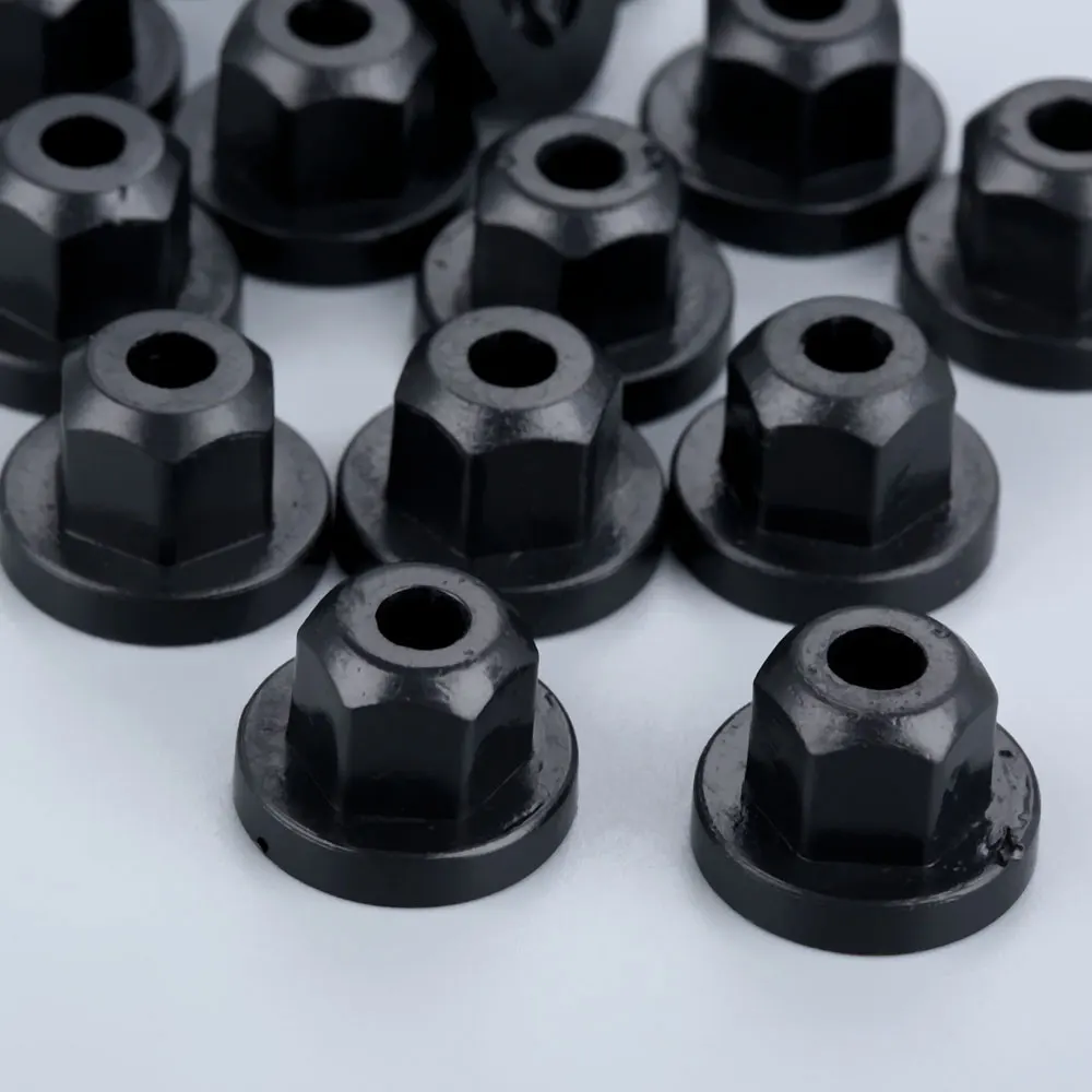 20Pcs 16131176747 Auto Car Plastic Body Nut Flange Clip Fit for  Benz 0039900251 for BMW Car Clips Accessories