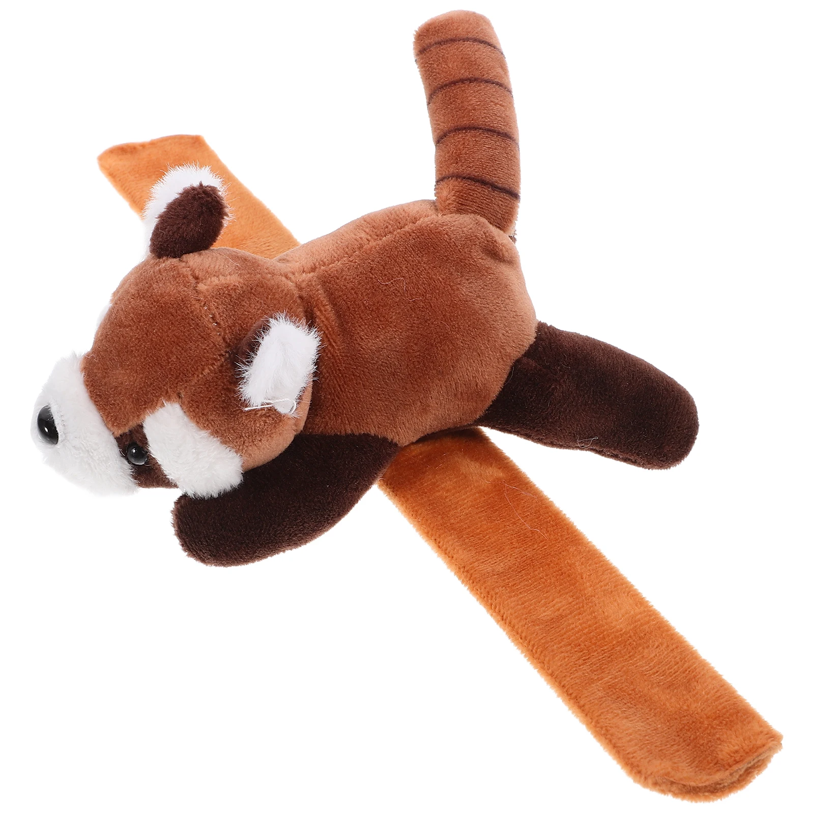 팔찌 손목 밴드 파티 가방 필러 동물 성형 슬랩 팔찌 장난감 동물 테마 밴드 갈색 모피