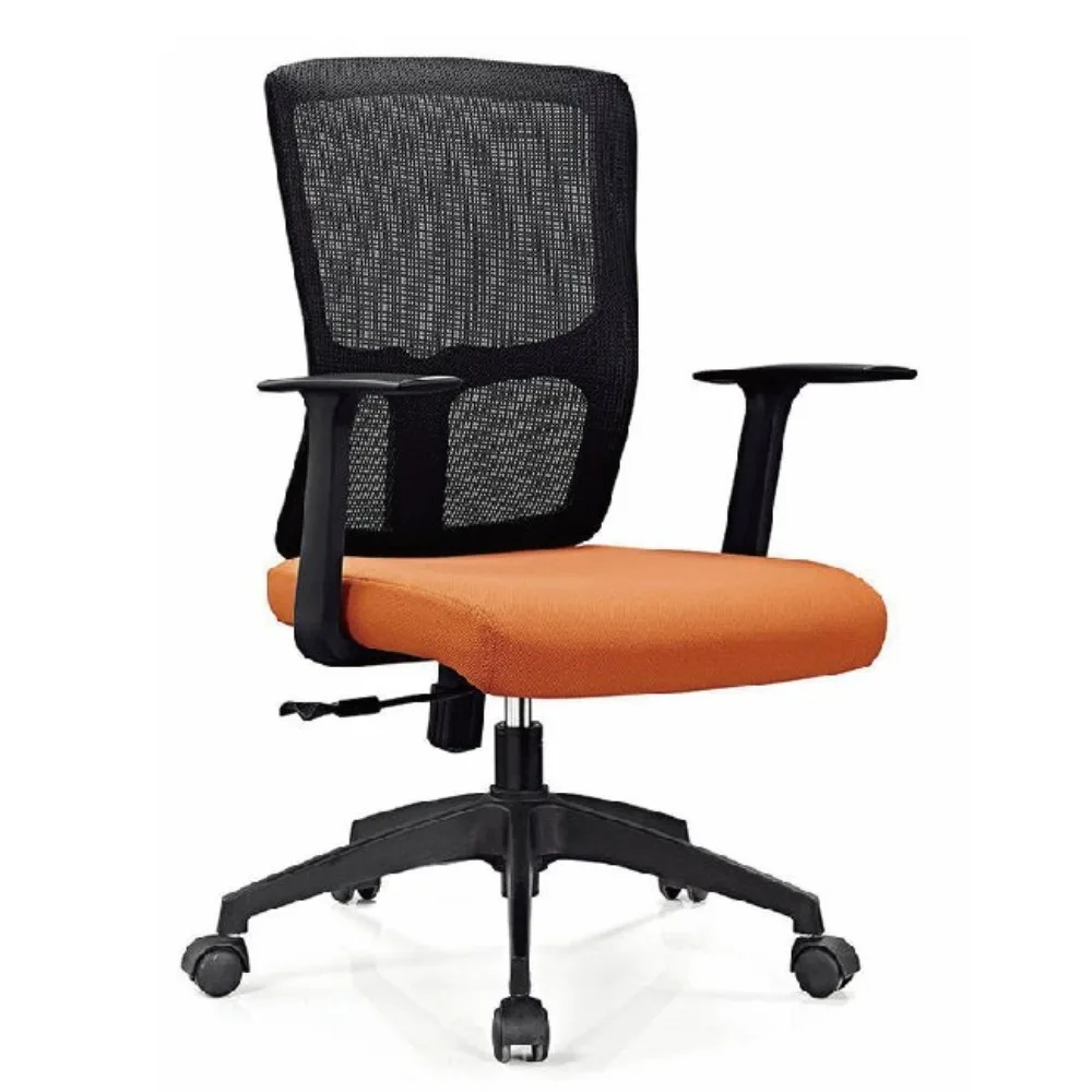 Adjustable Computer Desk Chair-Ergonomic Design for Office and Home Simple and Stylish Office Chair - Breathable Mesh Cloth Back