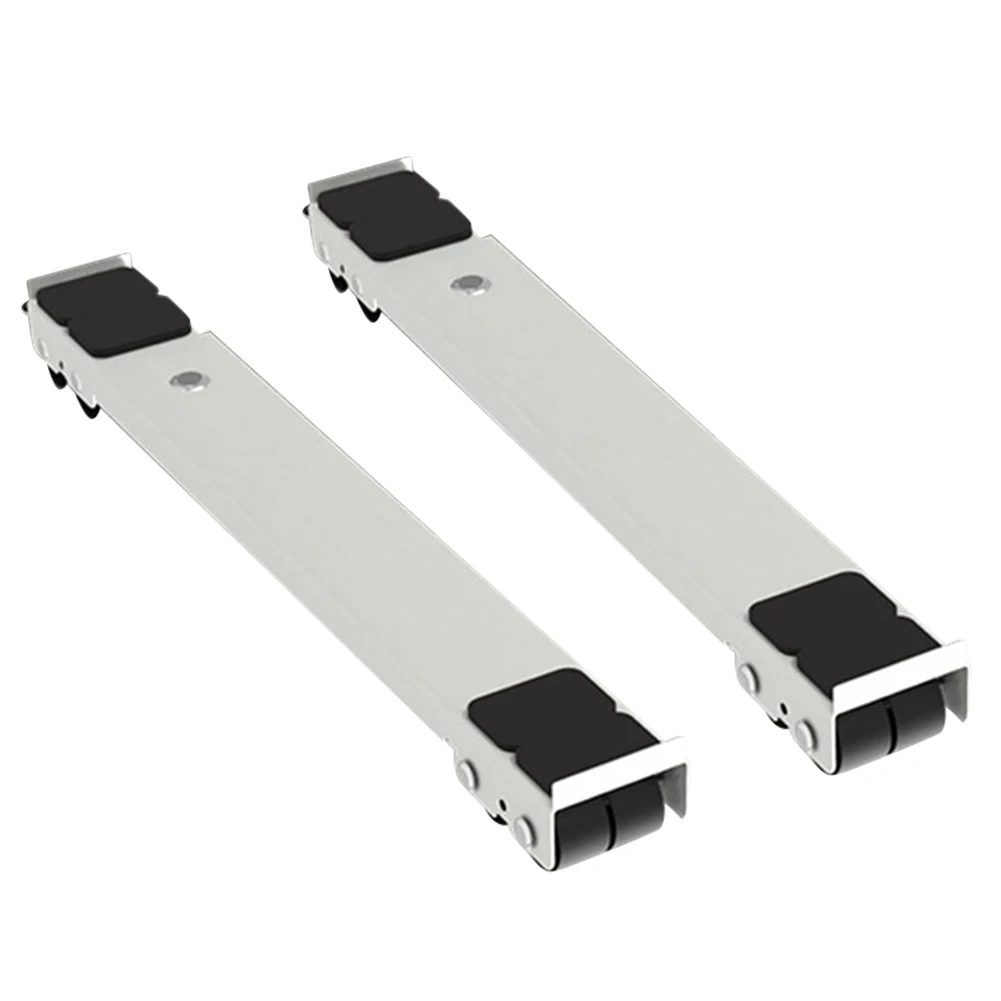 

2 шт. подвижная подставка для стиральной машины, регулируемый выдвижной ролик для бытовой техники, многофункциональный противоскользящий ролик для перемещения домашней мебели