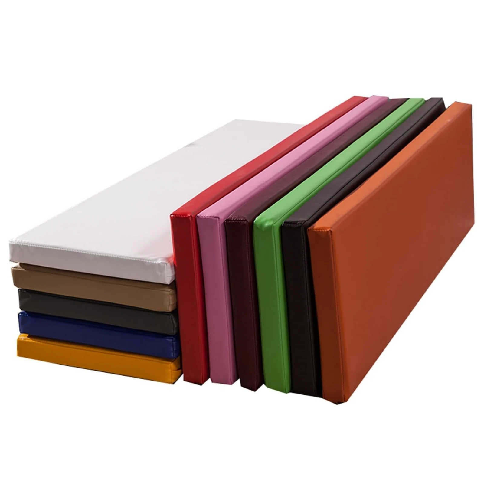 Waterproof Wax Leather Bench Cushion Custom Size  Garden Patio Seating Pad Long Mattress Chair Seat Pad Decorative Swings Pad