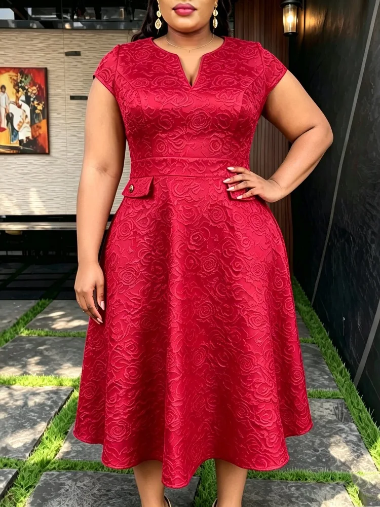 plus-size-dashiki-african-dresses-for-women-elegant-short-sleeve-white-polyester-midi-dress-outfits-africa-clothing