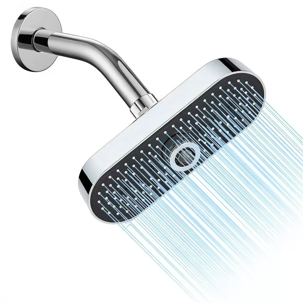 

245/480MM Large Flow Rainfall Shower Head 3 Speeds Adjustable High Pressure Top Spray Ceiling Mounted Rain Bathroom Shower Head