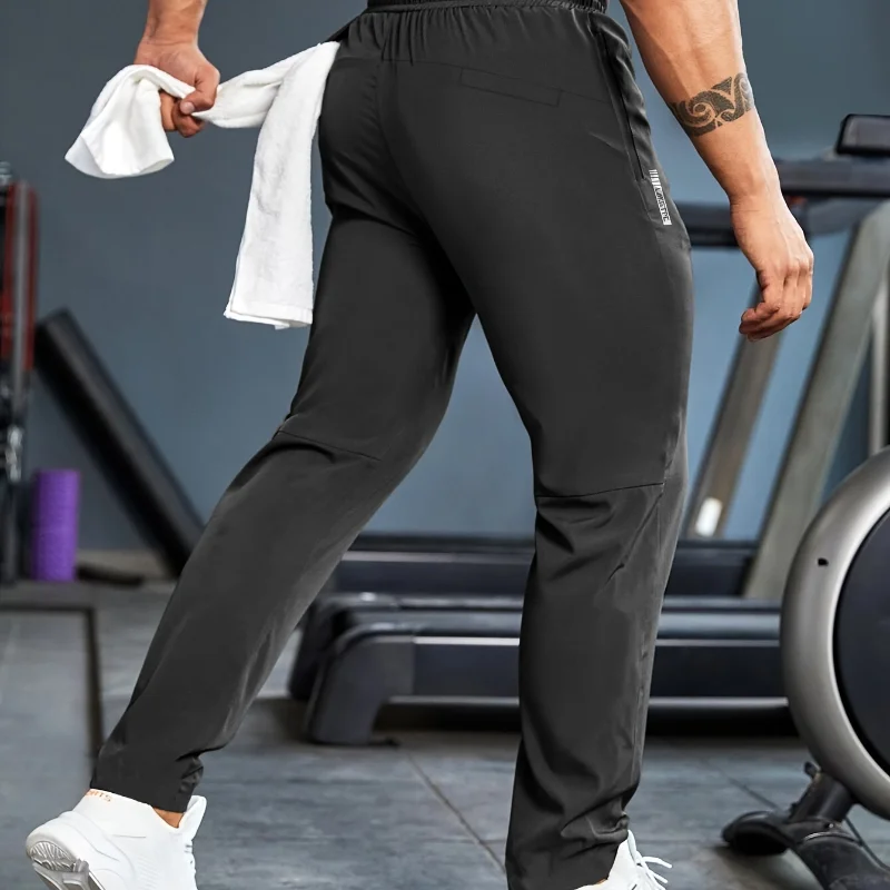 Pantalones deportivos finos para hombre, ropa informal transpirable de secado rápido, para correr, Fitness, holgada, de verano, venta al por mayor, novedad